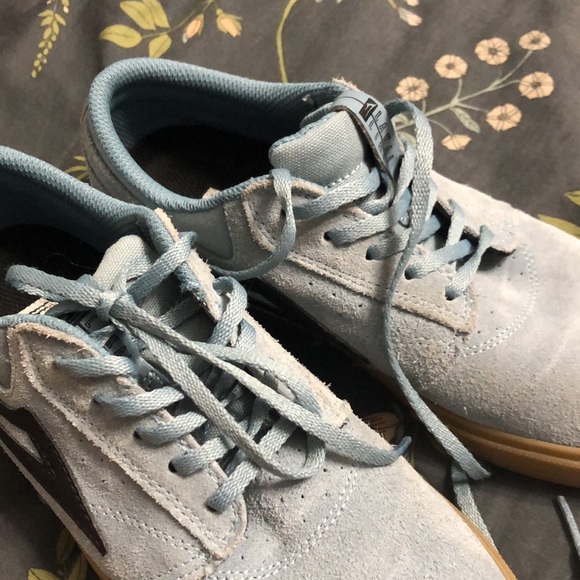 Lakai Limited Griffin Skate Shoes/Sneakers in Light Blue Suede and Brown - Picture 15 of 15